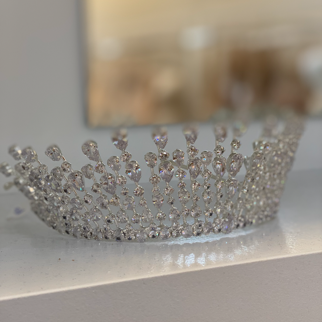 Teardrop Bridal Crown