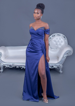Load image into Gallery viewer, Josephine Evening Gown - Blue

