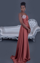 Load image into Gallery viewer, Crystal Evening Gown - Copper
